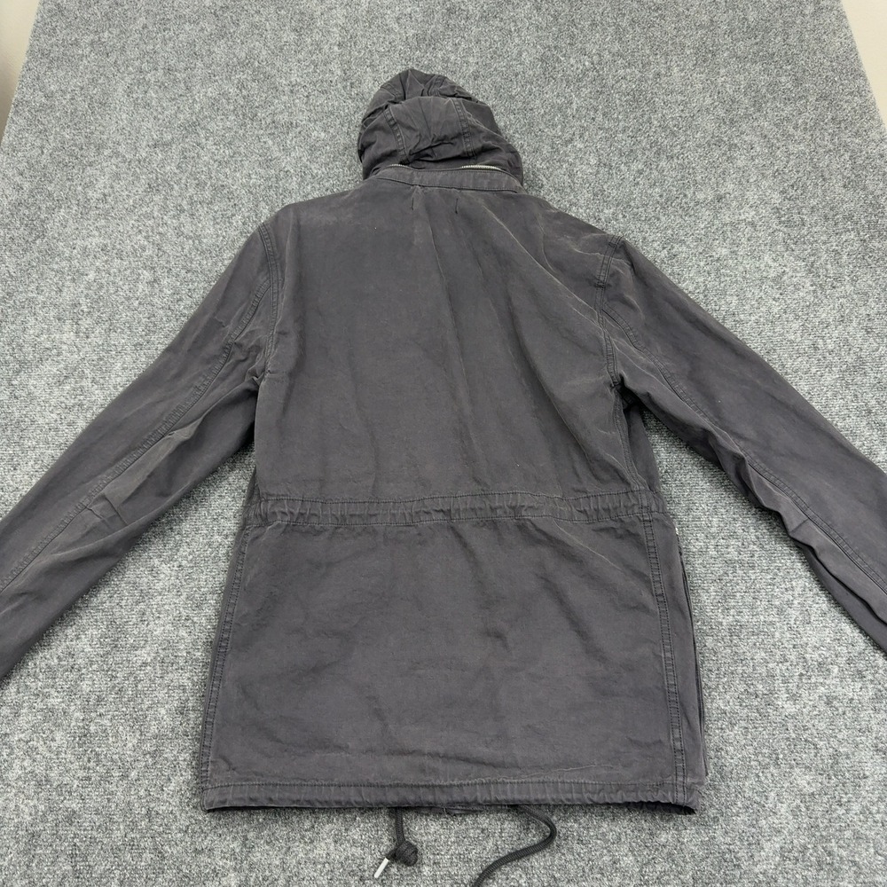 Madewell Jacket Mens S Black Cotton Utility Field Military Cargo Faded Casual - Picture 6 of 8